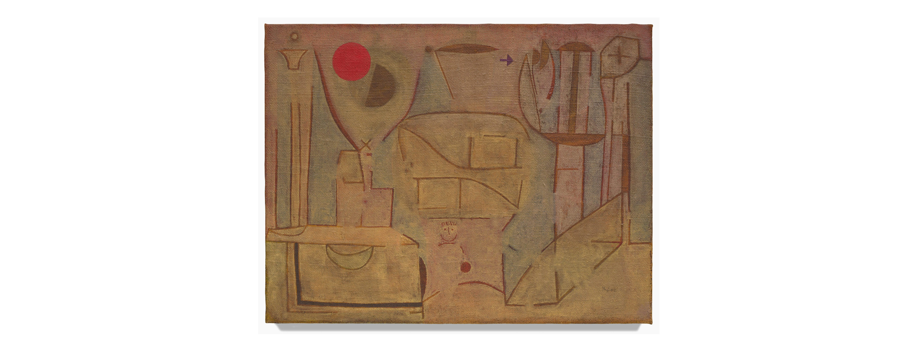 A painting by Paul Klee, titled "Fragmente (Fragments)," dated 1937